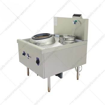 Bếp xào 1 họng dùng gas có quạt thổi + 1 nồi nước EKWR11B