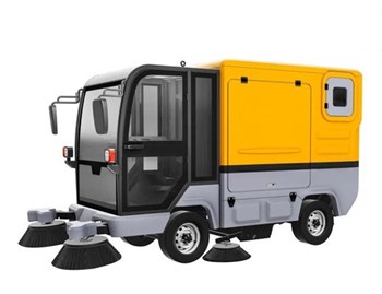 Xe quét rác công nghiệp ngồi lái Kumisai KMS 1800