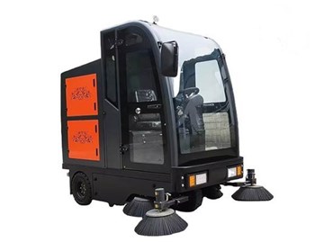 Xe quét rác công nghiệp ngồi lái Kumisai KMS-S13