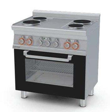 Bếp điện từ 3 pha có lò nướng Lotus CF4-68ET