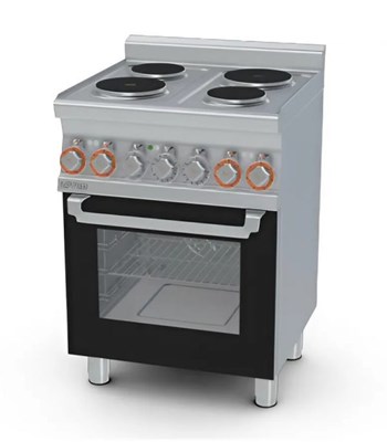 Bếp điện 3 pha có lò nướng cánh kính Lotus CFM4-66ET