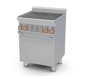 Bếp điện từ ba pha có lò nướng Lotus CFMC4-66ET