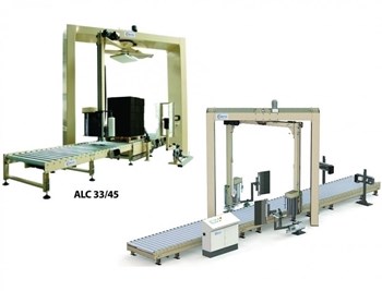 Dây chuyền quấn màng Pallet tự động