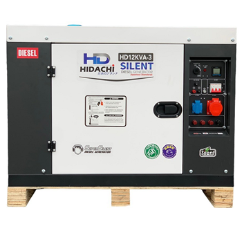 Máy Phát Điện Chạy Dầu 12Kva Hidachi HD12Kva-3pha