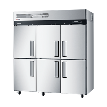 Tủ đông mát 6 cánh inox Turbo Air KRF65-6