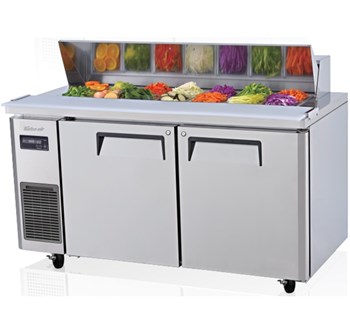 Bàn salad 2 cánh inox Turbo Air KHR15-2
