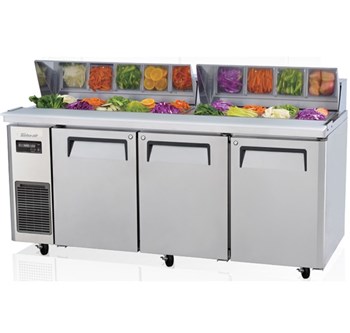 Bàn salad 3 cánh inox Turbo Air KHR18-3