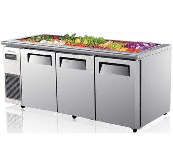 Bàn salad 3 cánh inox Turbo Air KSR18-3