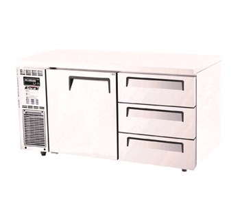Bàn mát 1 cửa 3 ngăn kéo Turbo Air KUR15-3D-3