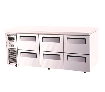 Bàn mát 6 ngăn kéo Turbo Air KUR18-2D-6