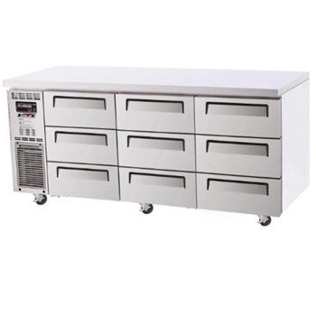 Bàn mát 9 ngăn kéo Turbo Air KUR18-3D-9