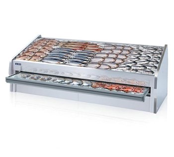 Tủ trưng bày hải sản có ngăn kéo OPO SMF0N2-S/SG