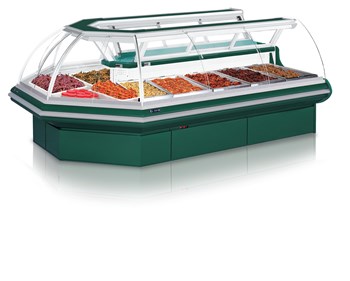 Tủ mát trưng bày thịt dạng vòng OPO E0M1-CS