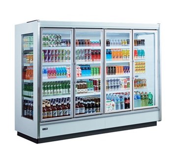 Tủ mát trưng bày siêu thị cánh kính OPO RIMDR