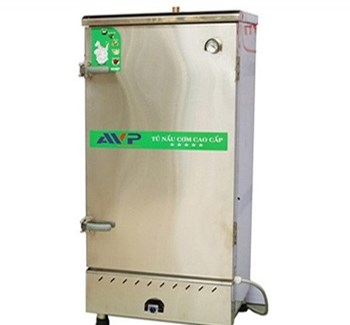Tủ nấu cơm công nghiệp dùng gas 10 khay