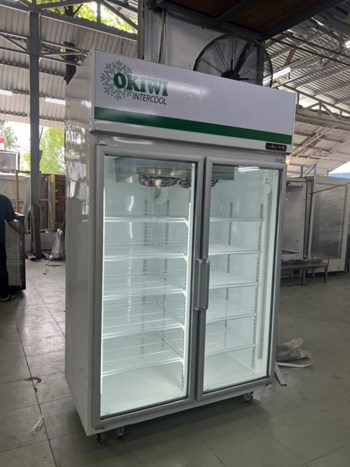 TỦ ĐÔNG 2 CÁNH KÍNH OKIWI NB-1280FD