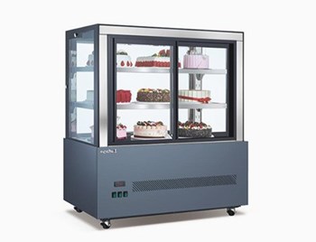 Tủ trưng bày bánh kính vuông Meichu MKQ-15-S 1M5