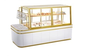 Tủ trưng bày bánh mì kính vuông Meichu MBG-C