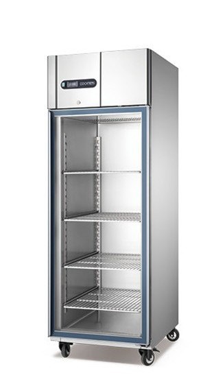 Tủ Đông Đứng 1 Cánh Kính Meichu GN550BTG