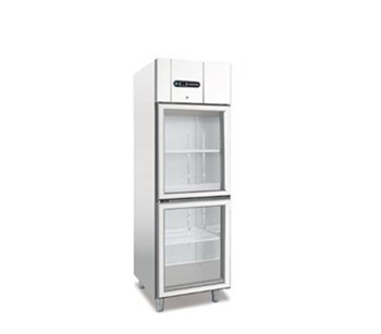 Tủ Mát Đứng 2 Cánh Kính Meichu GN550TNG2/S