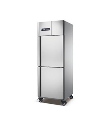 Tủ Đông Đứng 2 Cánh Inox Meichu GN550BTZ2