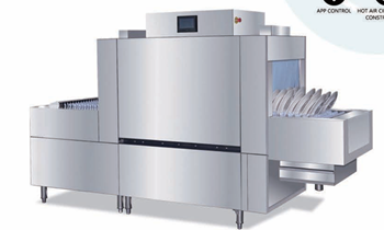 Máy rửa chén băng tải kết hợp xả Meichu M300