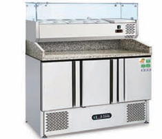Bàn mát salad 3 cửa Coolmes S903PZ - 390L