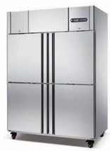 Tủ đông 4 cánh đứng inox Coolmes F4