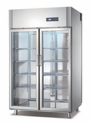 Tủ mát kính đôi trước sau Coolmes AS1.0G4-ST