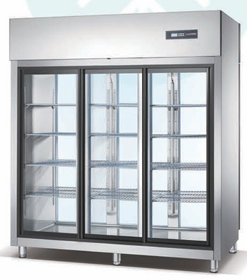 Tủ mát 3 mặt kính trước sau Coolmes S1.6G6-STP