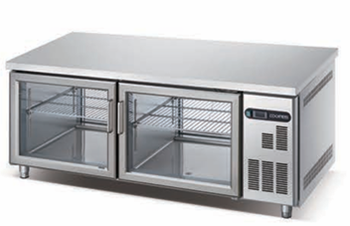 Bàn mát 4 cánh kính trượt mở trước sau Coolmes WS18G4-ST
