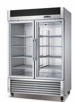Tủ đông 2 cánh kính Coolmes AUFG2