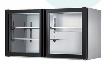 Tủ mát 2 cánh kính gắn tường Coolmes WR18T60WA -1M8
