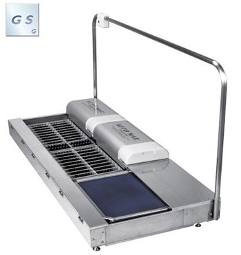 Máy rửa đế giày, máy làm sạch đế giày GS-414DX-L/R