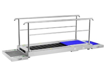 Máy làm sạch đế giày bi chải lông 360 độ qua lại Kolner KN-SJ-850