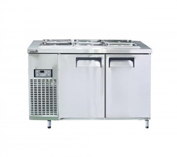 Bàn mát salad 1m2 Happys HWI-1200S-F full khay có quạt