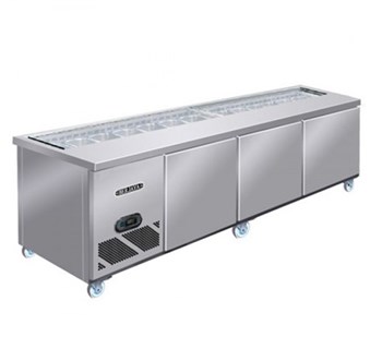 Bàn mát salad sandwich 3 cánh Berjaya BS 3D/SSCF8/Z 2m4