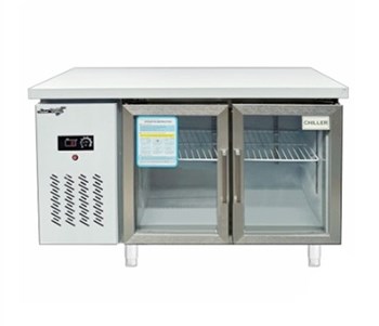 Bàn mát 2 cánh kính Snow Village PLO.18L2CBL 1M2