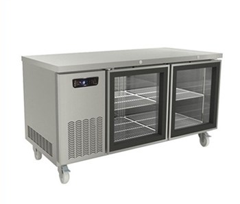 Bàn mát inox 2 cánh kính Sanden Intercool SCR3-1506CR 1M5