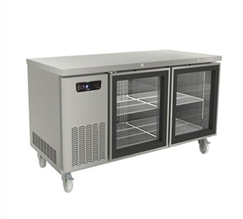 Bàn mát inox 2 cánh kính Sanden Intercool SCR3-1206CR 1M2