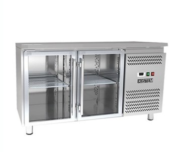 Bàn mát 2 cánh kính Kistem KIS-XFT13RG quạt gió