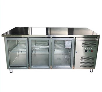 Bàn mát 3 cánh kính Kistem KIS-XFT17RG quạt gió