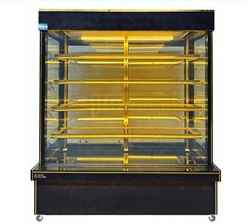 Tủ bánh kem kính vuông 5 tầng dàn lạnh trên Snow Village GB-350-4L-Z5 1M5