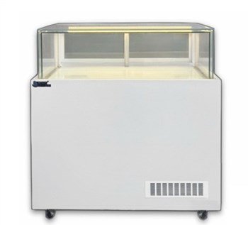 Tủ bánh kem kính vuông 1 tầng Snow Village GB-350-4L-Z1 1M5