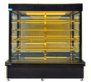 Tủ bánh kem kính vuông 5 tầng dàn lạnh trên Snow Village GB-500-4L-Z5 1M8