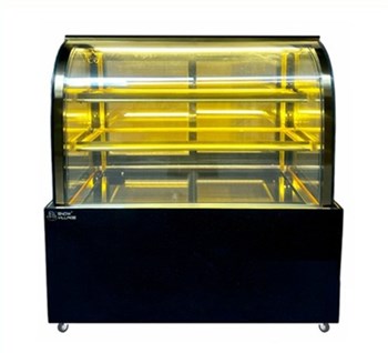 Tủ bánh kem kính cong 3 tầng Snow Village GB-300-4L 1M2