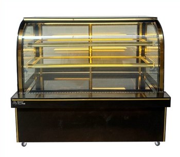Tủ bánh kem kính cong 3 tầng Snow Village GB-350-4L 1M5