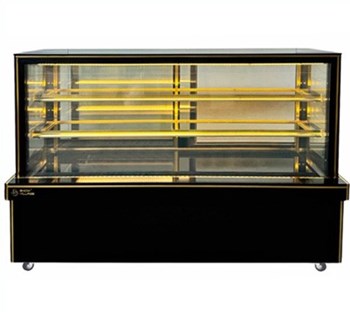 Tủ bánh kem kính vuông 3 tầng Snow Village GB-500-4L.Z 1M8