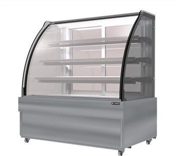 Tủ bánh kem kính cong 4 tầng Sanden Intercool SKK-0707Z 0.7M
