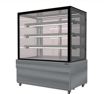 Tủ bánh kem kính vuông 3 tầng Sanden Intercool SKS-1507Y 1M5